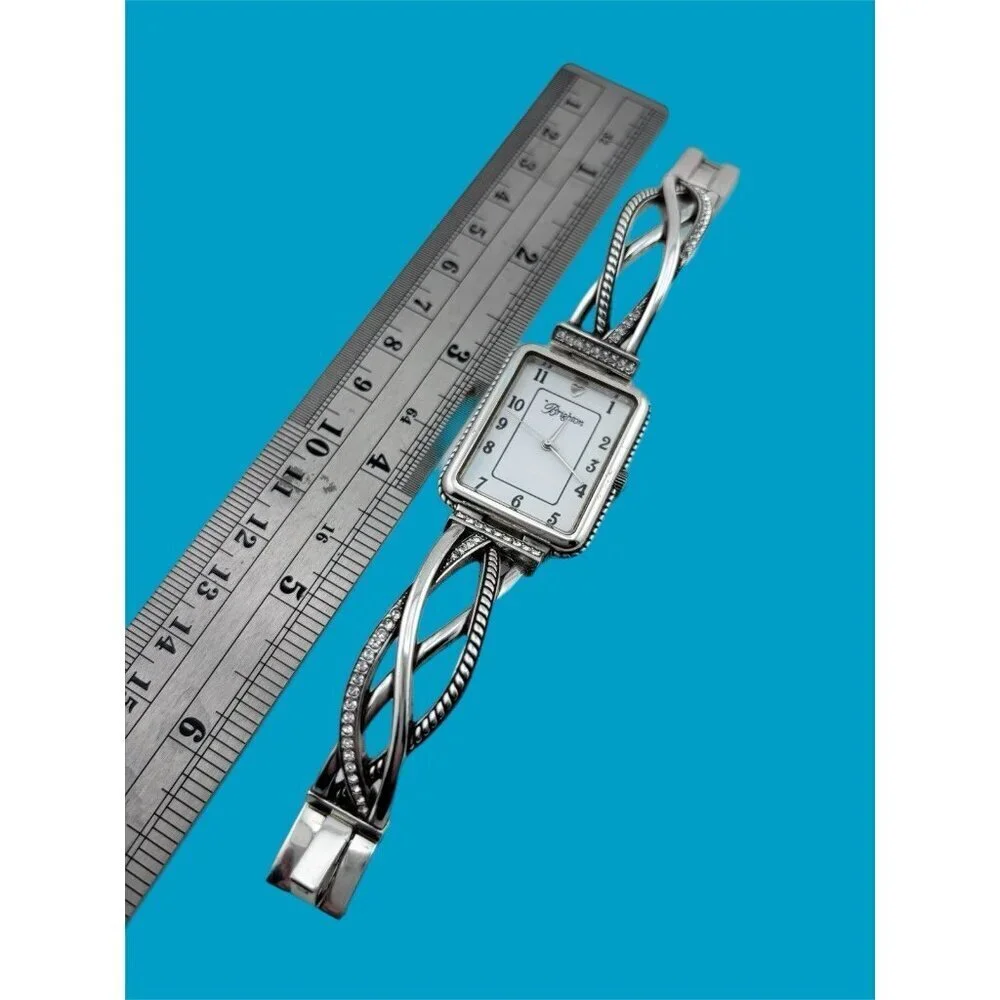 Brighton Neptunes Rings Swirl Watch Crystal Accent Two-Tone 7